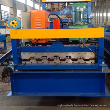 C35-type high quality trapezoidal cold metal roof roll forming machine for russia